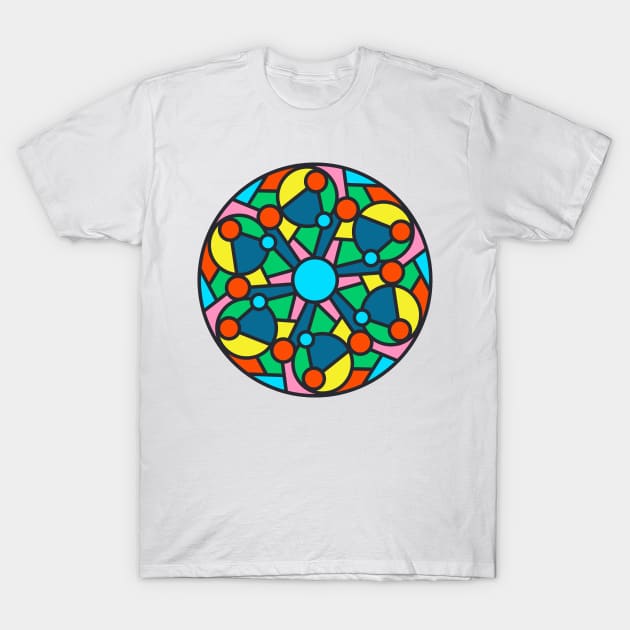 MANDALA T-SHIRT MANDALA 016 T-Shirt by abcmandalaclothing